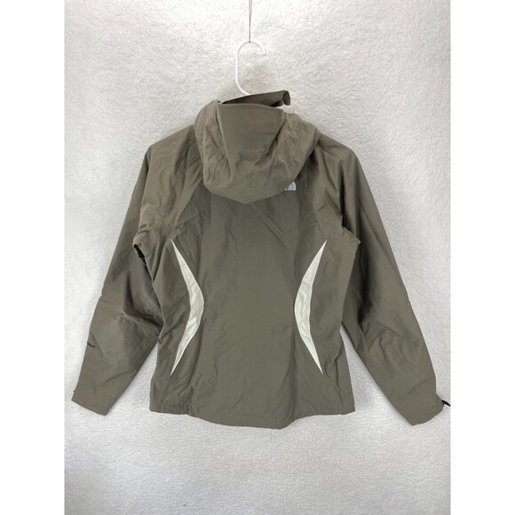 The North Face HyVent Waterproof Windbreaker Women’s Size XS Brown Hooded - Picture 7 of 10